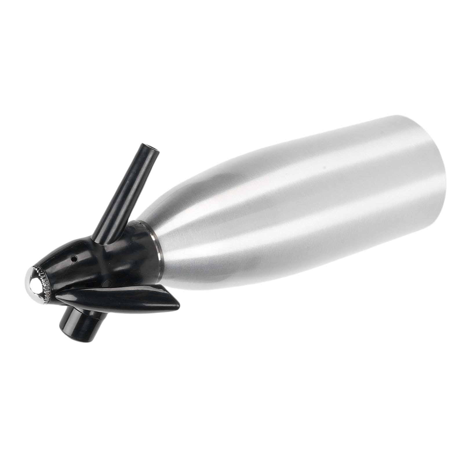Generic Máquina Portátil de Agua Carbonatada para Hacer Refrescos, Diseño que Ahorra Espacio para el Hogar, Bar, Cocina, Aluminio, 1L