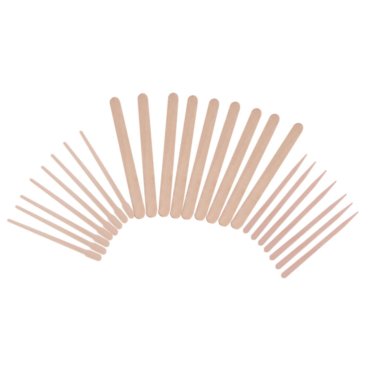 Baluue Hair Wax Stick Kit 600pcs Professional Waxing Sticks for Hard Wax Hair Removal Great for Salon Diy