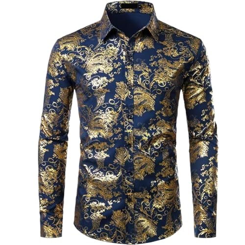 Chemise cachemire brillant homme WOLONG à manches longues pour mariage