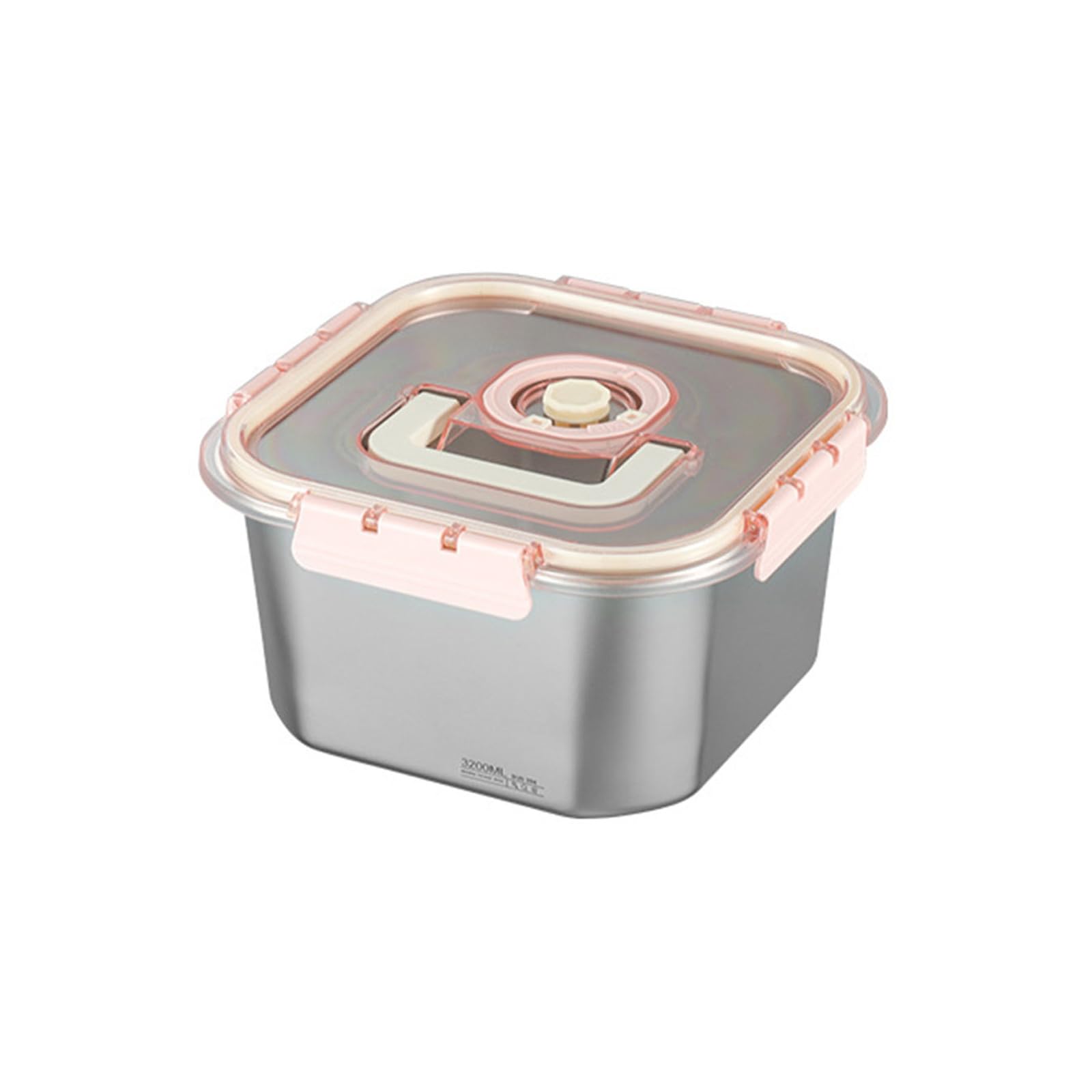 MALSSE Lunch or Snacks Food Container Stainless Steel Meal Preparation Container with Large Capacity for Outdoors Large Capacity Food