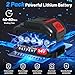 Cordless Pressure Washer, 6-in-1 Nozzle Portable Battery Powered Pressure Washer Handheld, Portable High Pressure Cordless Power Washer for Car/Floor/Patio Cleaning white