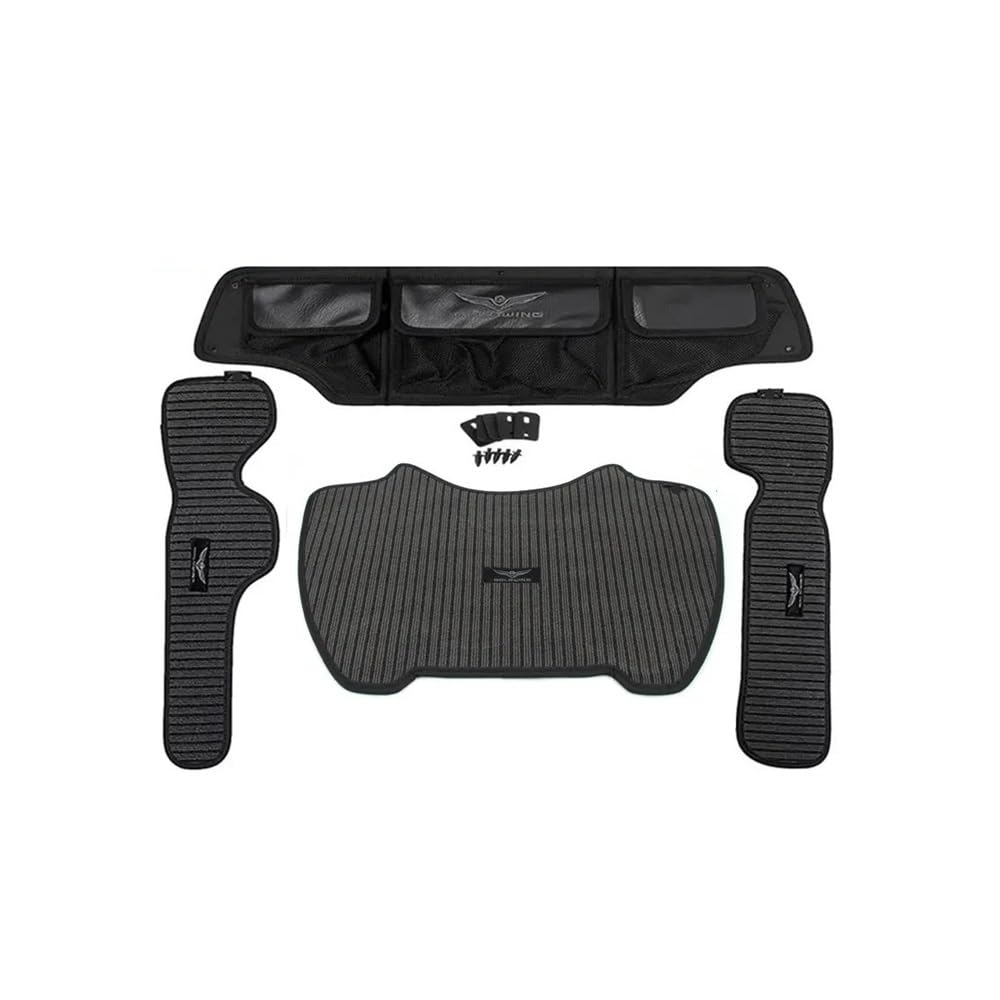 Accessoires Moto Sac De Rangement pour Coffre De Moto, Organisateur De Coussin, Accessoires pour Go&ldwing GL1800 2001 – 2024 pour Go&LD Wing 1800 Tour DCT Support Coffre Arrière