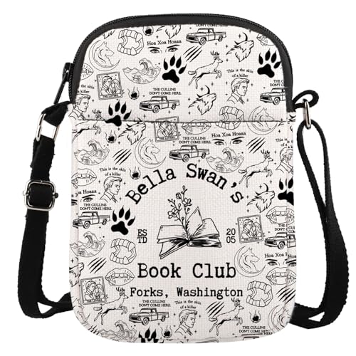 Vampire Movie Inspired Gift Edward Cullen & Bella Swan Fans Gift Vampire Book Club Crossbody Bag