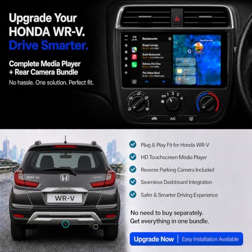 Image of Modorwy for Honda WR-V Original QLED 9 inch Zlink Car Android Stereo | OS 13 | 2GB+32GB | Display Support Wireless Car Play & Android Auto | incl. AHD Rear Camera & Frame Compatible