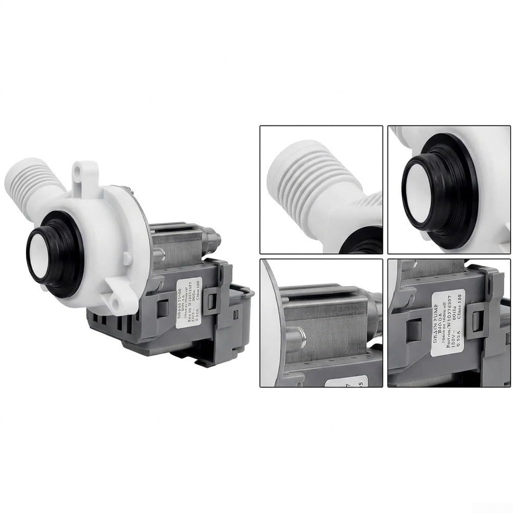 Bomba de desagüe W10276397 para lavadora repuesto magnético para drenaje para rápido instalación para fácil compatible múltiples 40W