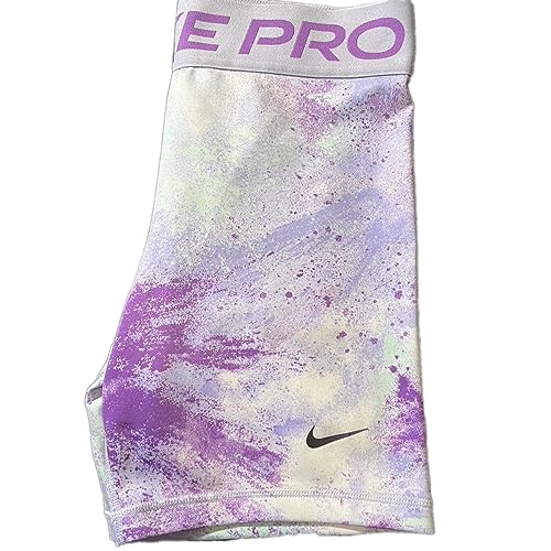 Run Wild 3 Inch Purple Chalk Shorts Girls Size Large Color Purple and White2