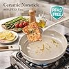 CAROTE 18Pcs Ceramic Cookware Set with Detachable Handle, Pots and Pans Set Non Stick, Non Toxic Cookware Set Removable Handles, Induction Kitchen Cookware Sets, Dishwasher/Oven Safe #1