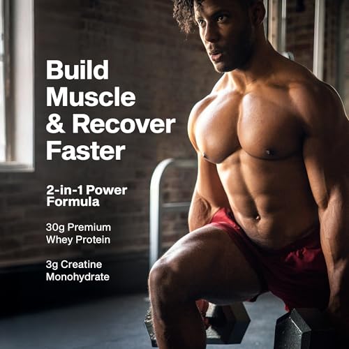 muscletech whey protein powder milk chocolate 4 pound - nitro-tech ultimate muscle building formula with whey protein isolate - 30g of protein 3g of creatine amp 68g of bcaa - packaging may vary