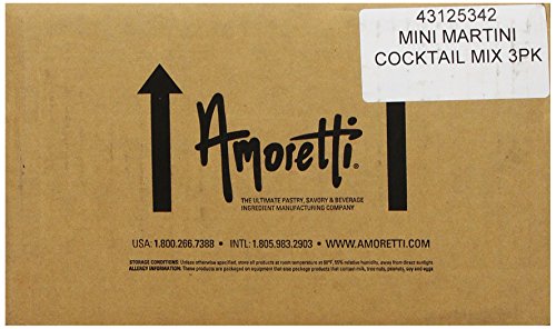 image for Amoretti Premium Martini Cocktail Mix Classic Minis (Cosmopolitan, Lem