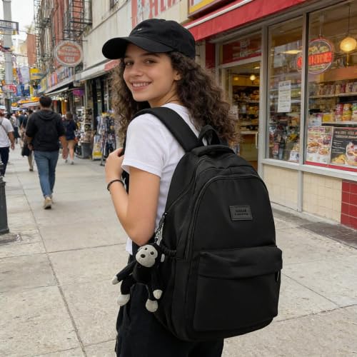 Image of JARKJARD Aesthetic Cute Backpack for Girls Student School College Travel