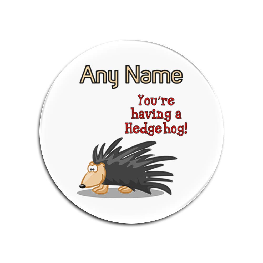 Dessous-de-verre verre You are Having A Hedgehog blanc lot de 4 rond table