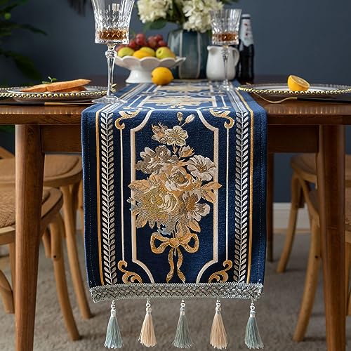 Luxury Table Runner with Multi-Tassels