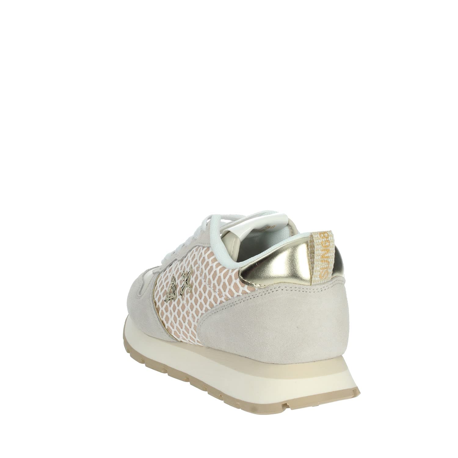 SUN68 Ally Big Mesh Sneaker Bianco da Donna Z32206-31