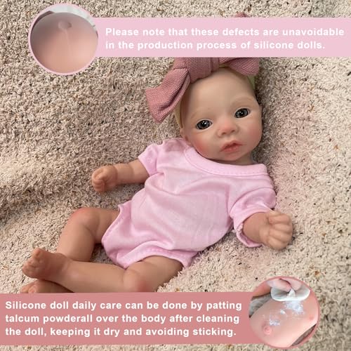Muñeca bebé de silicona realista 10 pulgadas OtardDolls miniatura 4