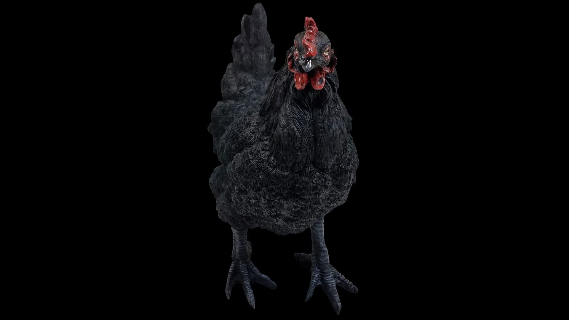 Dekofigur Henne Huhn Gisela lebensechte Gartenfigur Tierfigur Gartendeko stehend