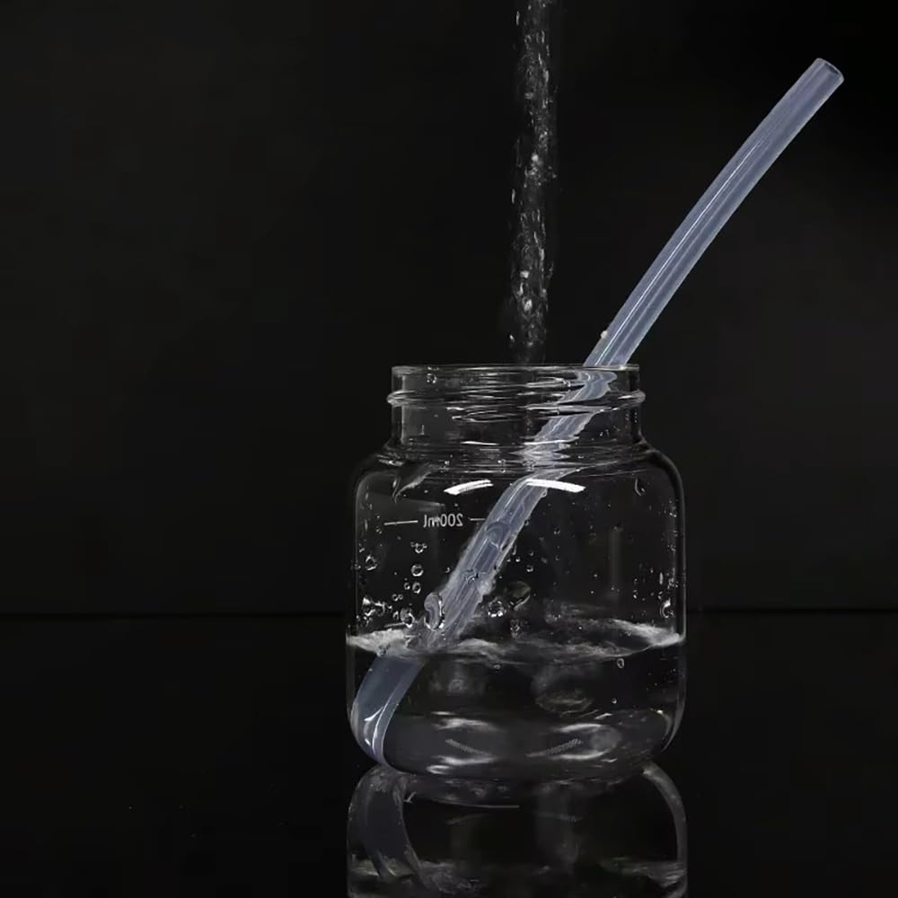 Tubo De Silicona Transparente De 10M De Grado Alimenticio, Manguera De Goma Flexible Resistente A Alta Presión, OD 1-18mm(ID 5mmx10mm OD)