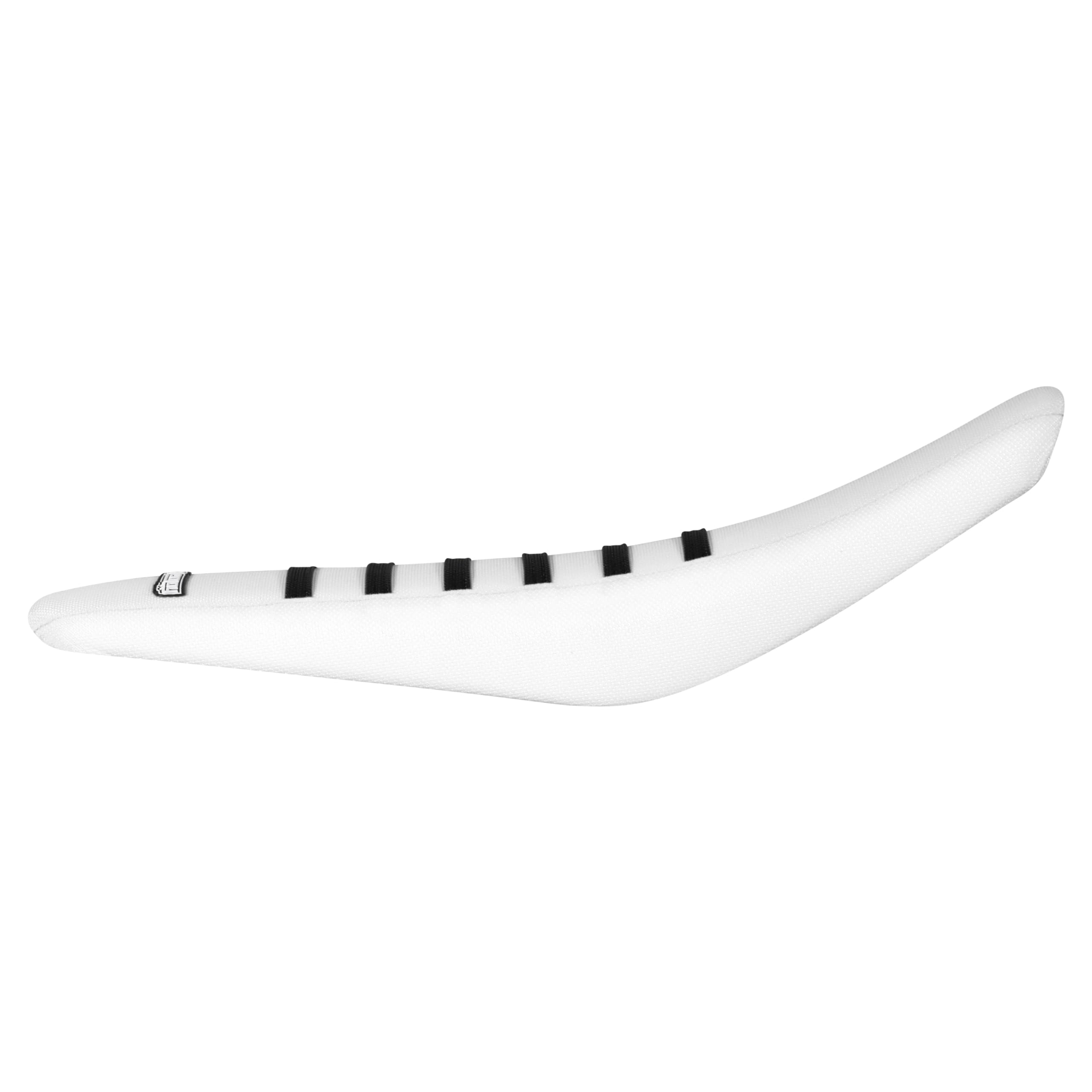 Enjoy Mfg Seat Cover - Compatible Fit for Talaria XXX E-Bike Electric Motorcycle #407 Black Ribs (White Sides/White TOP/Black Ribs)