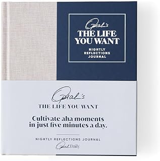 Oprah's The Life You Want™ Nightly Reflections Journal: Release the day, reset, and welcome a more joyful tomorrow!