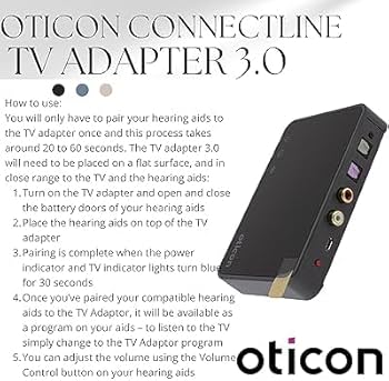 Amazon.com: MSTORE INTL Oticon TV Adaptor 3.0 for Opn, Engage and Amazon.com: MSTORE INTL Oticon TV Adaptor 3.0 for Opn, Engage and