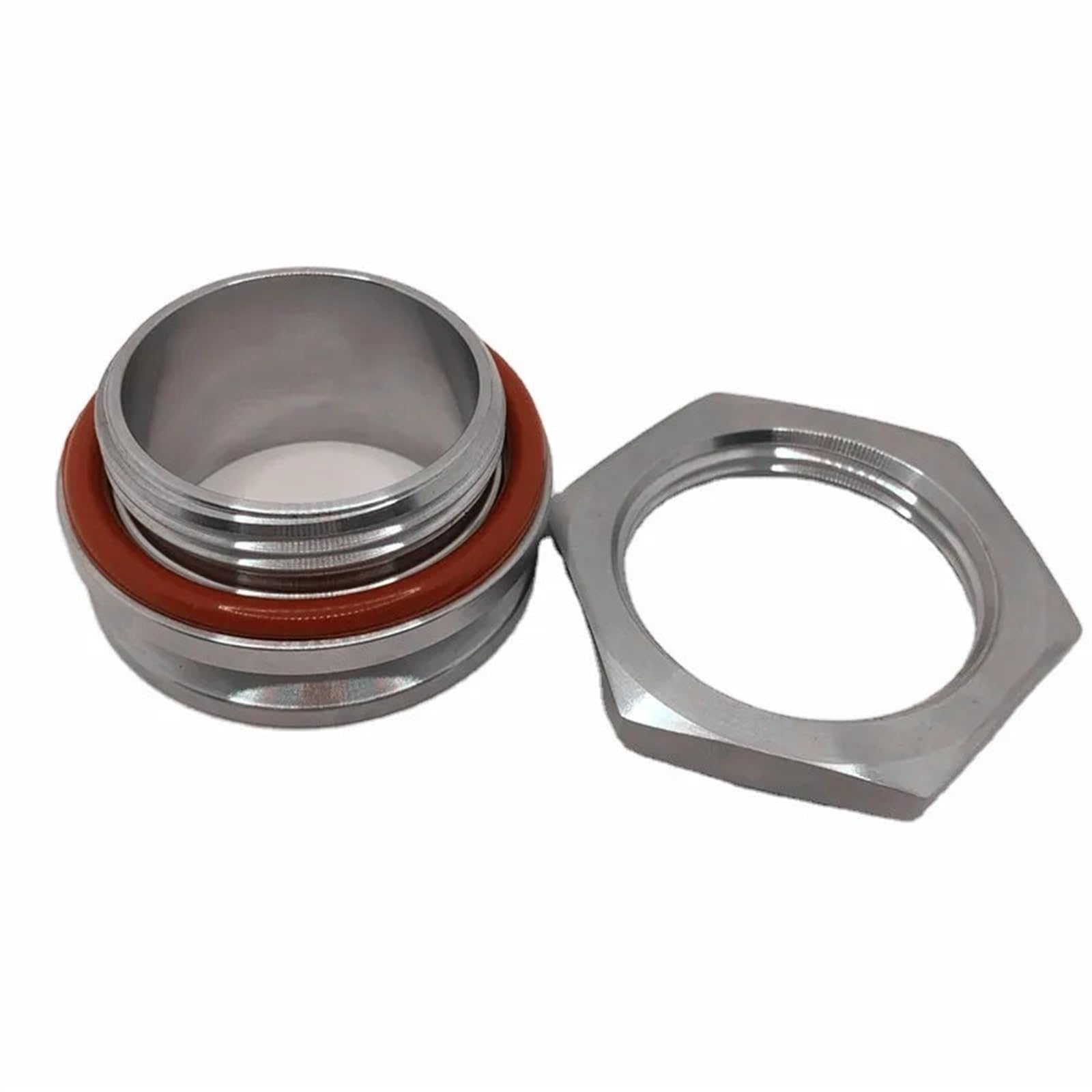 Sahul One Color 1Pcs 1.5" & 2" Tri Clamp Kettle Bulkhead - Weldless Ss304 Stainless Steel, 35Mm Id, For Homebrew & Fermenters(2 Inch)