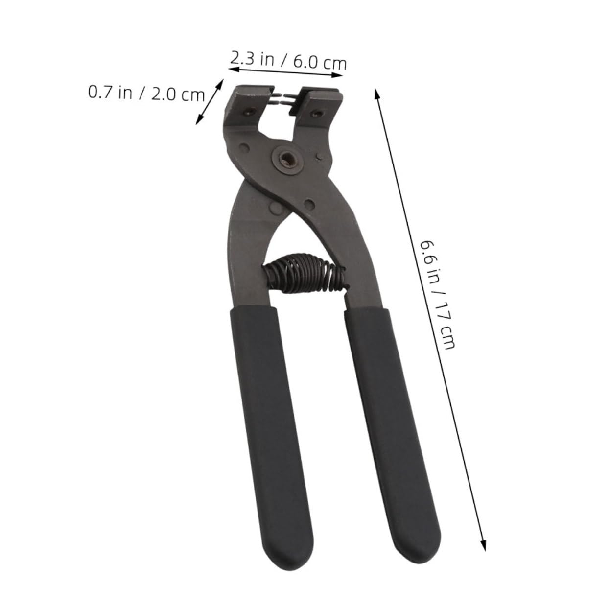 Uonlytech Carbon Steel Leather Hole Punch Tool Ergonomic Crafting Plier for DIY Leather Projects Watch Straps and Belts Efficient Spring Mechanism for Precision Punching