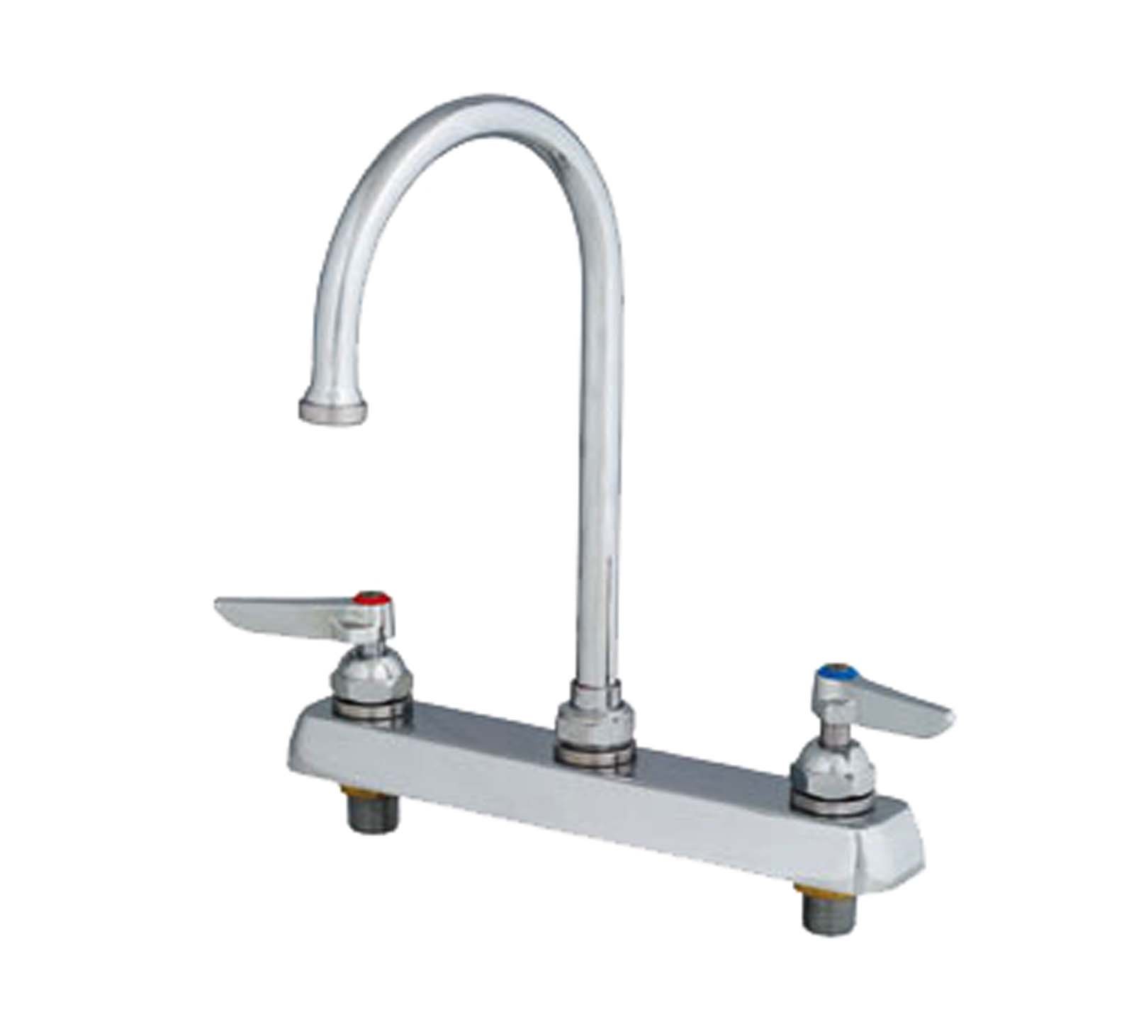 Faucet T & S Brass B-1142-XS robinet mural à double manette économie eau