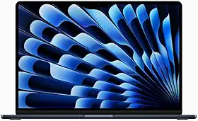 Notebook MacBook Air (2023) Apple com chip M2: tela Liquid Retina de 15,3 polegadas, 16 GB de RAM, 512 B de Memória Interna - Meia-noite