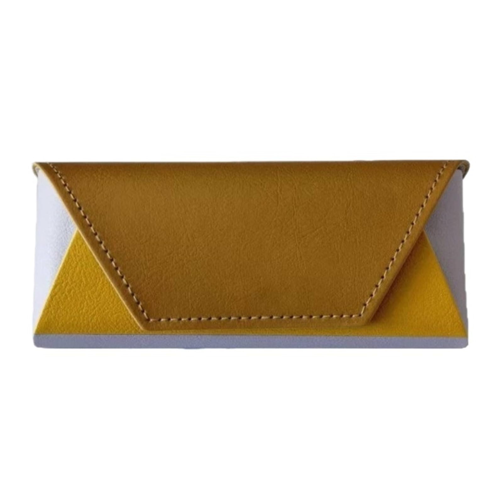 Estuche for gafas de sol con bloques Color, caja almacenamiento for ópticas resistente a la presión y a prueba golpes, elegante bolsa for hecha a mano, 2 uds para Gafas