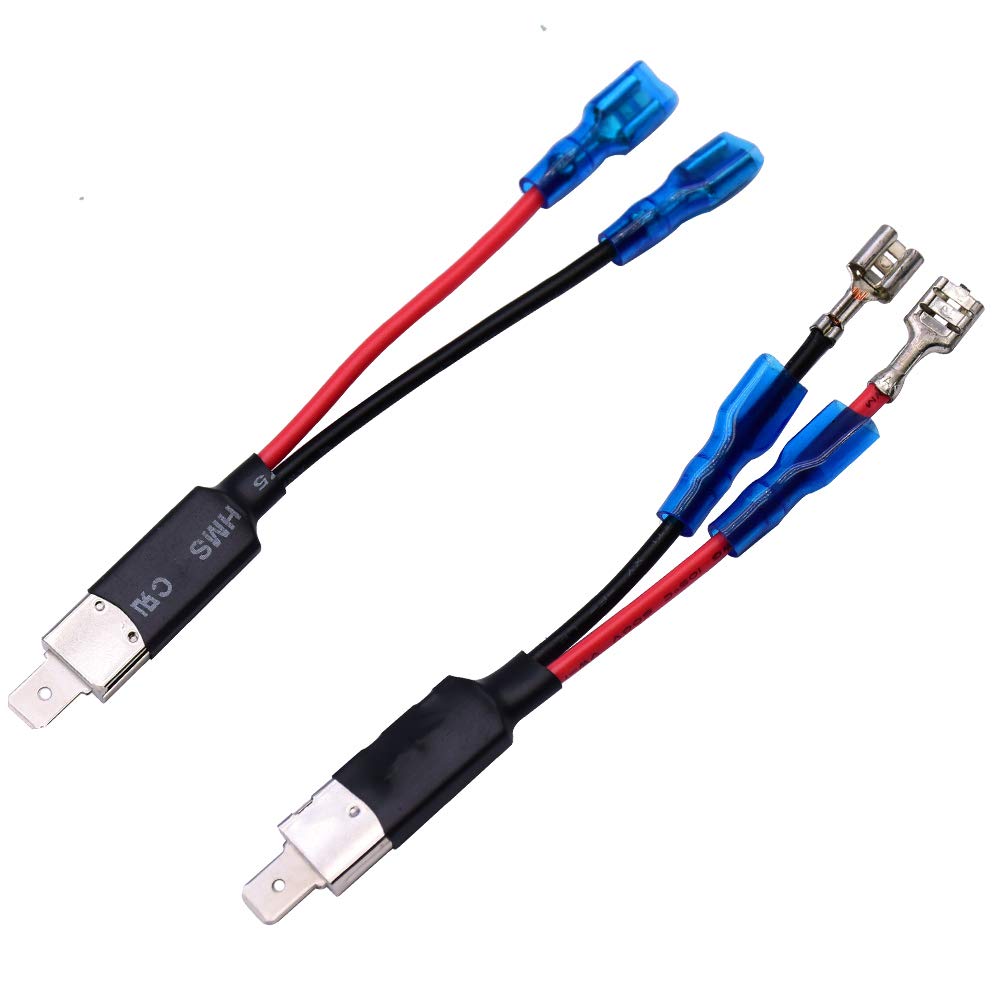HUIQIAODS H1 H3 Headlight Fog Light Bulb Extension Socket Wire Harness