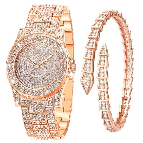 Montre femme acier inoxydable strass pour illuminer vos journées