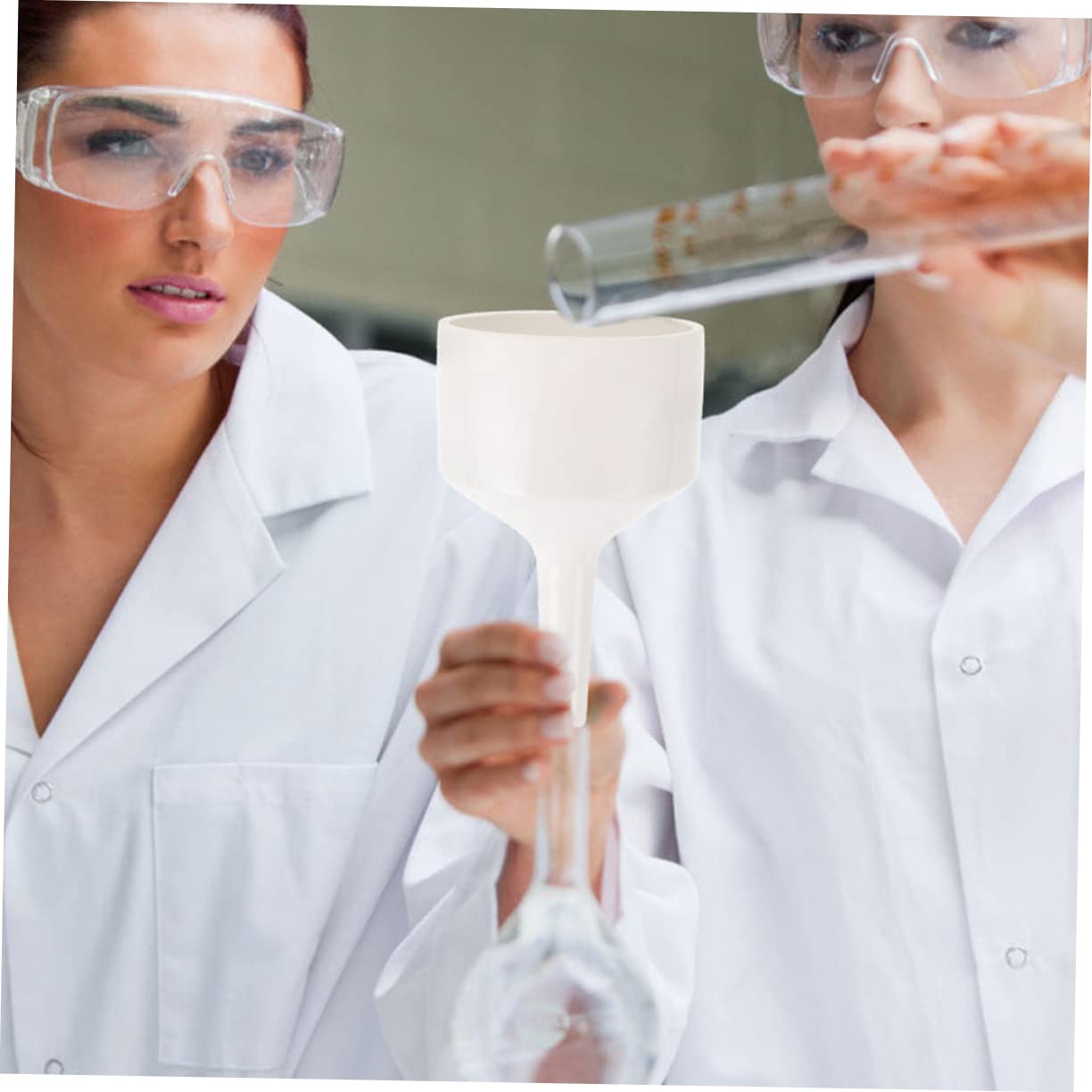 Gatuida Embudo Buchner De Cerámica Para Laboratorio 120mm Embudo De Filtración Resistente a Altas Temperaturas De Filtrado Reutilizable Para Pruebas Científicas