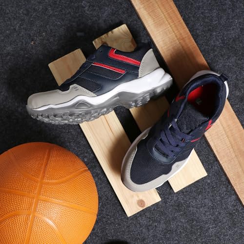 Image of Men's Lightweight Walking Shoes - Comfortable Sports & Running Shoes for Everyday Adventures (Leo Black)