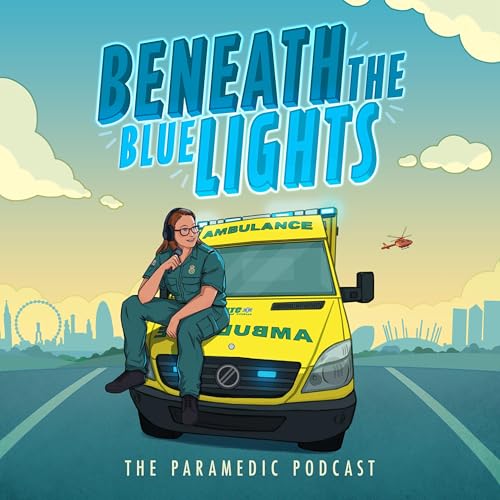 Beneath The Blue Lights Podcast Por Kim Bussey Chamberlain arte de portada