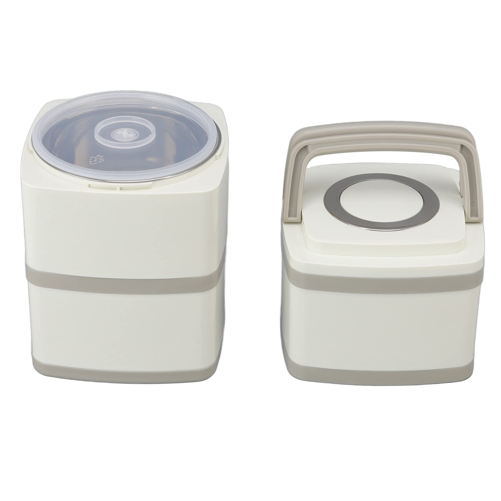 Tragbarer Lunchbox, 304 Edelstahl Bentobox mit Auslaufsicherem