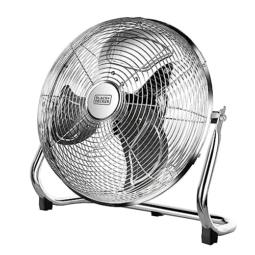 Black+Decker bxeff120e – ventilador circulador de aire de 120w de potencia y 45cm de diámetro,...