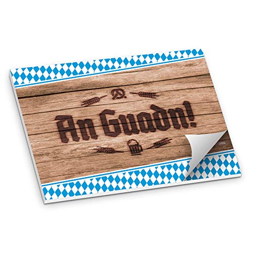 itenga Tischset Platzset Guadn Bayrisch aus Papier DEKO blau weiß...