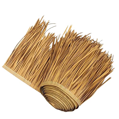 Yardwe Artificial Thatch Roofing for Garden Decor Fake Simulation Roof Cover for Park Pavilion and Outdoor Landscaping