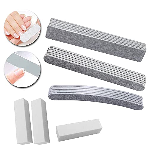 Paddsun 21 Teiliges Set Mit Feilen Buffer Nagelfeilen Sandpapier Musterset – Bild 8