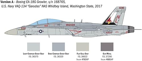 Miniatura 3 de Italeri 2824 EA-18G Growler 148 Kit de modelo de plástico