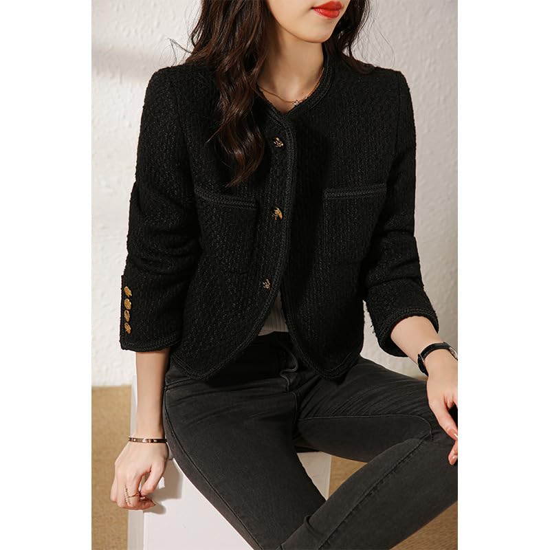 Women's French short coat spring and autumn4