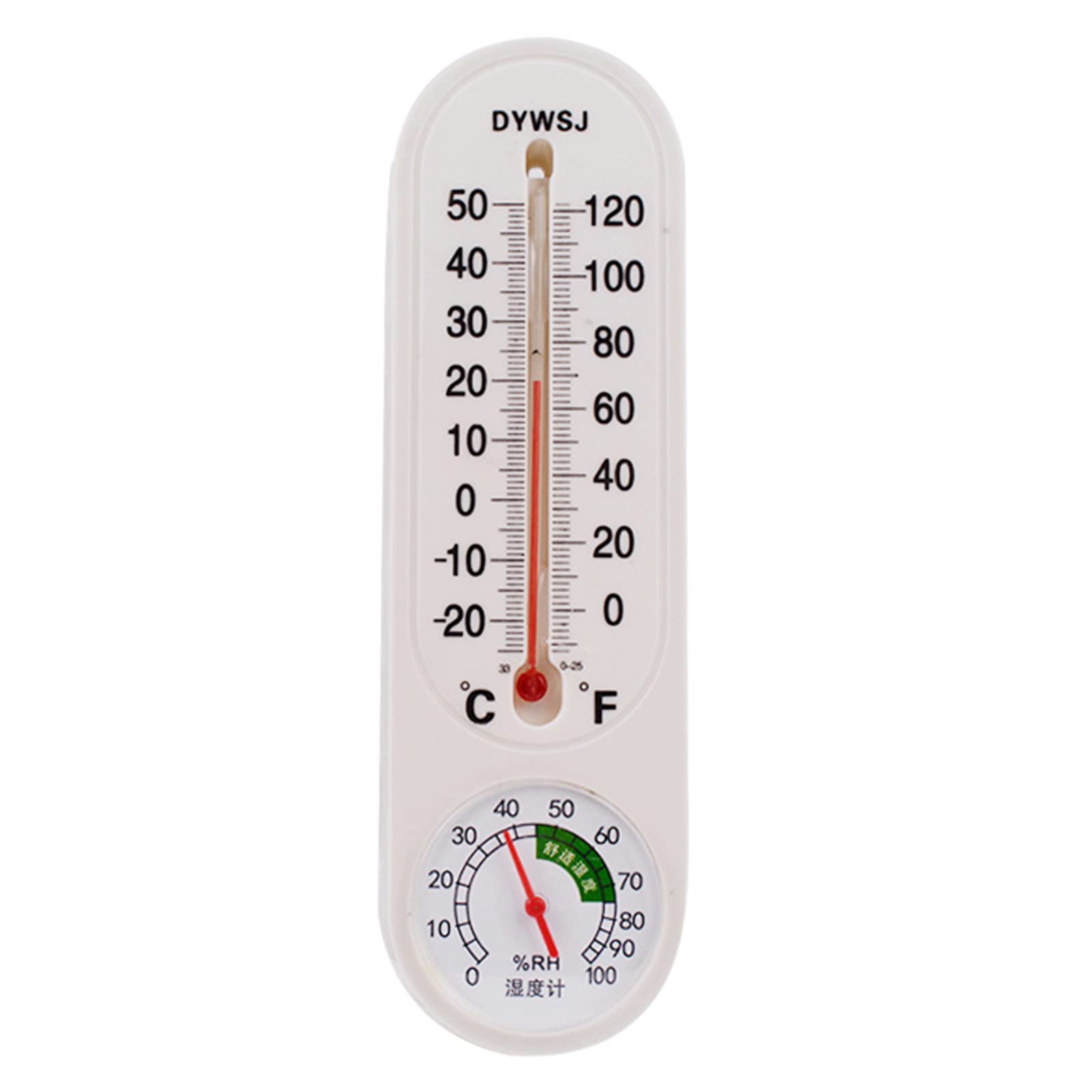 appuivbt Wall Thermometer,Indoor Outdoor Thermometer with Double Scales ?&?,Wall Hanging Thermometer Hygrometer for Garden Greenhouse