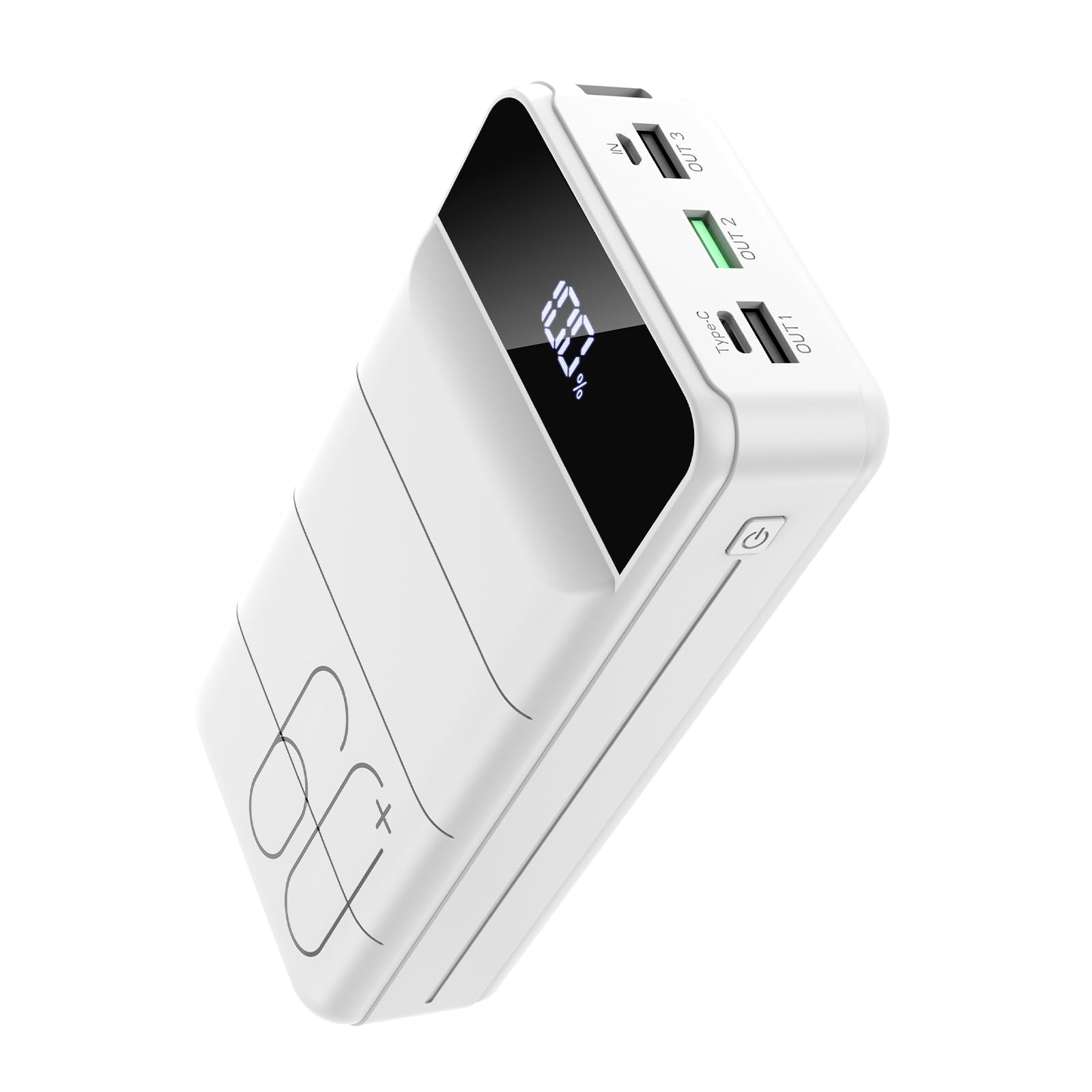 PowerBank 60000mAh Fast Charging,Battery Pack 22.5W Power Bank with USB C, Portable Charger,4 Outputs and 2 Inputs LED Display Compatible with Android Tablets iPhone etc.