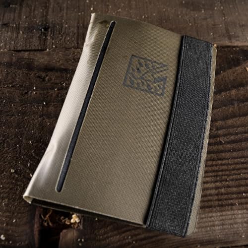 Rite in the Rain Monsoon Field Wallet, 3.5” x 6.5”, EDC, Water Resistant TPU fabric (No. P971-M)2
