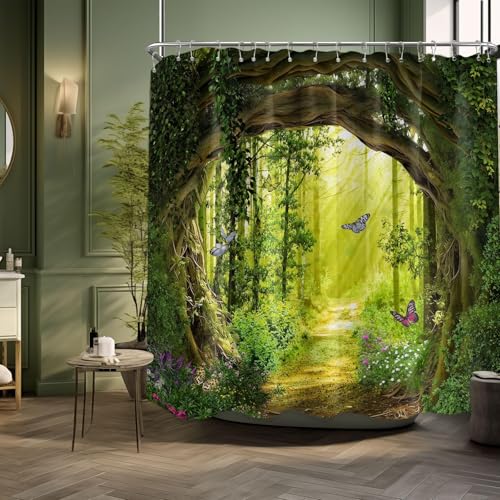 QGHOT Extra Wide Shower Curtain