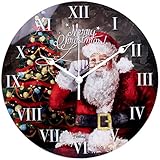 Wanduhr Weihnachtsdeko Amerikanisch - Weihnachtsdeko Innen Deko Weihnachten Deko Weinachtsdekorationen Christmas Decorations Santa Claus Weihnachts Deko