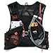 USWE Rush 8L Bike Hydration Vest, Adjustable Chest Straps Running Hydration Vest, 2.0L Hydration Bladder, Mountain Biking, Gravel & Cycling with Reflective Details, Men & Women (Carbon Black, S)