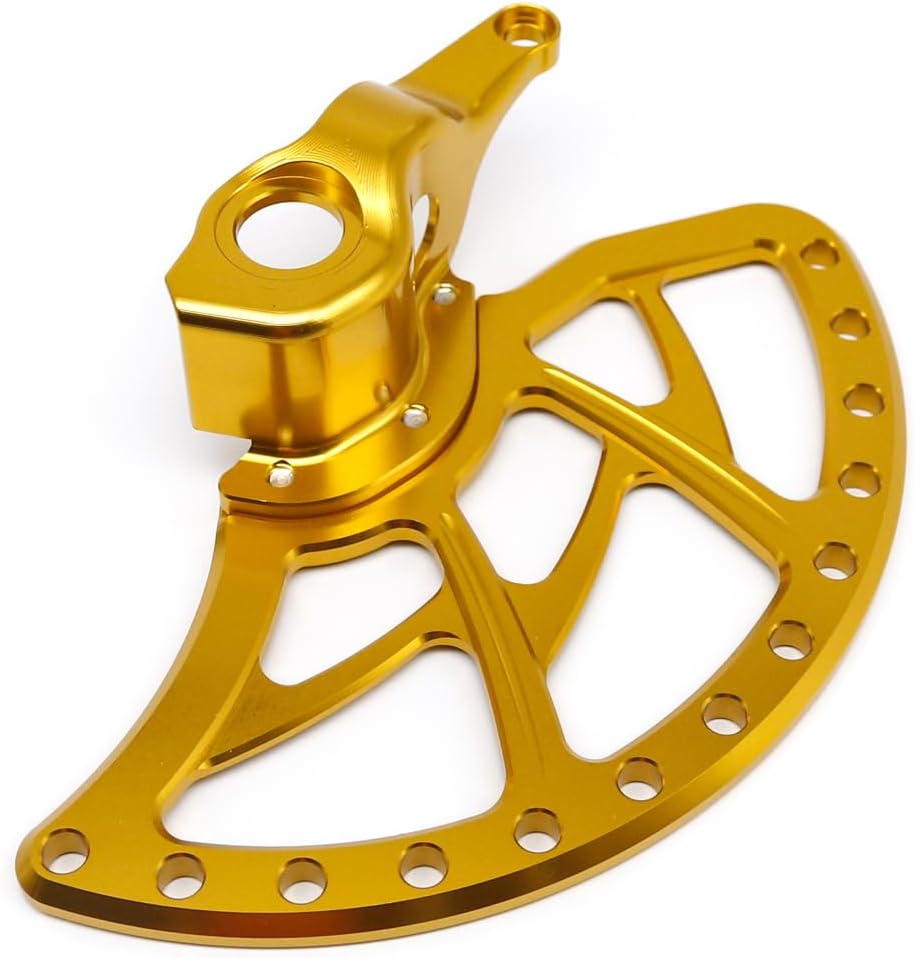 Front Brake Disc Rotor Guard Brake Disc Cover Protector Fit for Surron Ultra Bee (Gold)