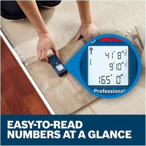 Bosch GLM165-40 Blaze Pro 165 Ft. Laser Measure, Laser Measuring Tool photo 7
