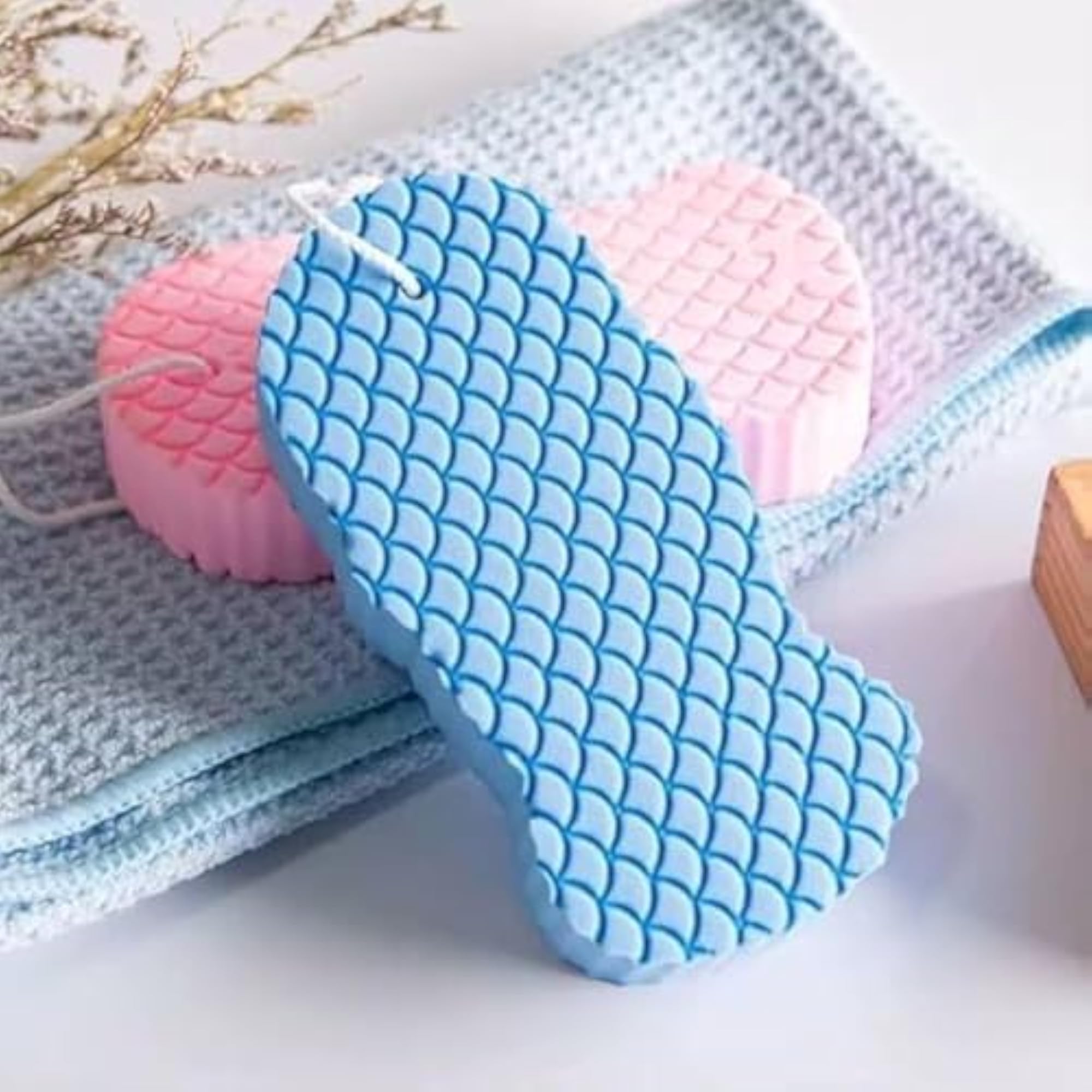 Ultra Soft Bath Body Shower Sponge, Exfoliating
