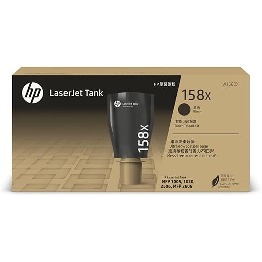 HP 158X Black Laserjet Toner Reload Kit